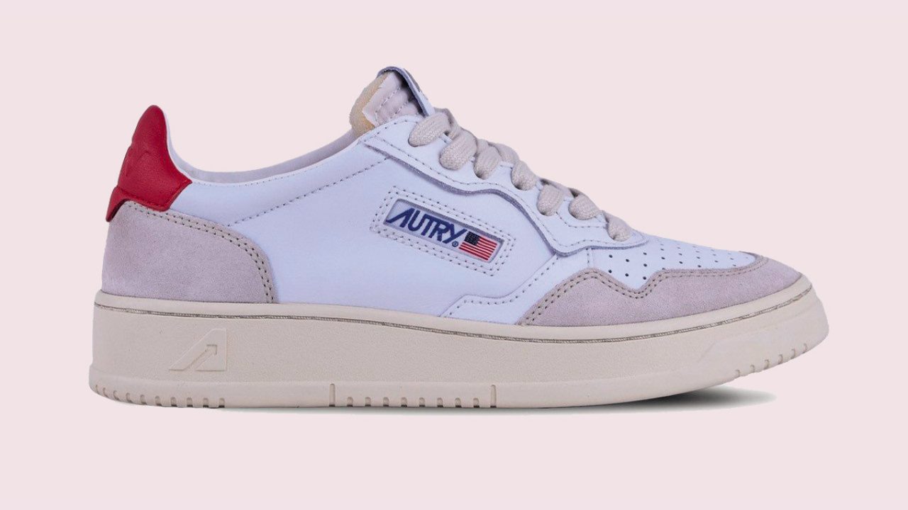 Autry MAGTOO Ash addict cuir femme off white femme | Fanny chaussures