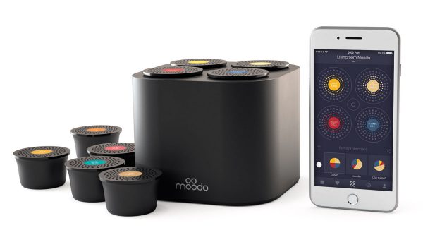 Moodoo est un diffuseur de parfum connecté