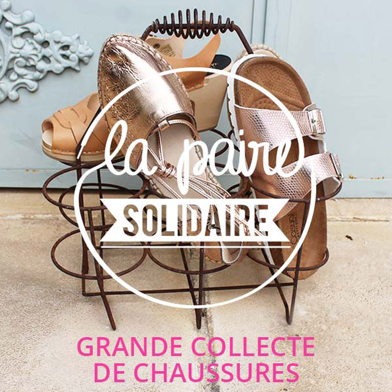 La Paire Solidaire et Spartoo : ramener des chaussures usagées pour les redistribuer aux démunis et bénéficier d'un bon d'achat