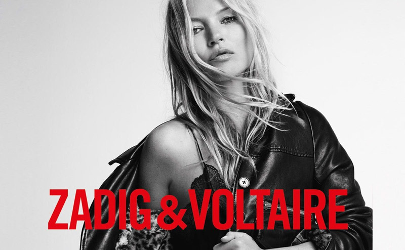 Kate Moss est la muse de Zadig & Voltaire