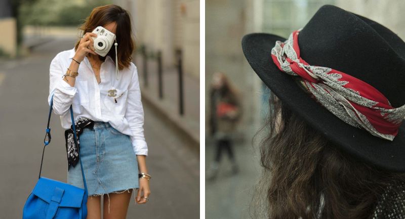 Look avec ceinture et chapeau