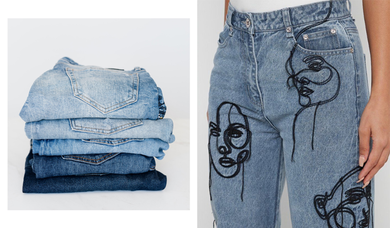 jeans upcyclé