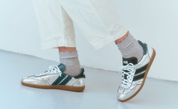 baskets collab dépareillées
